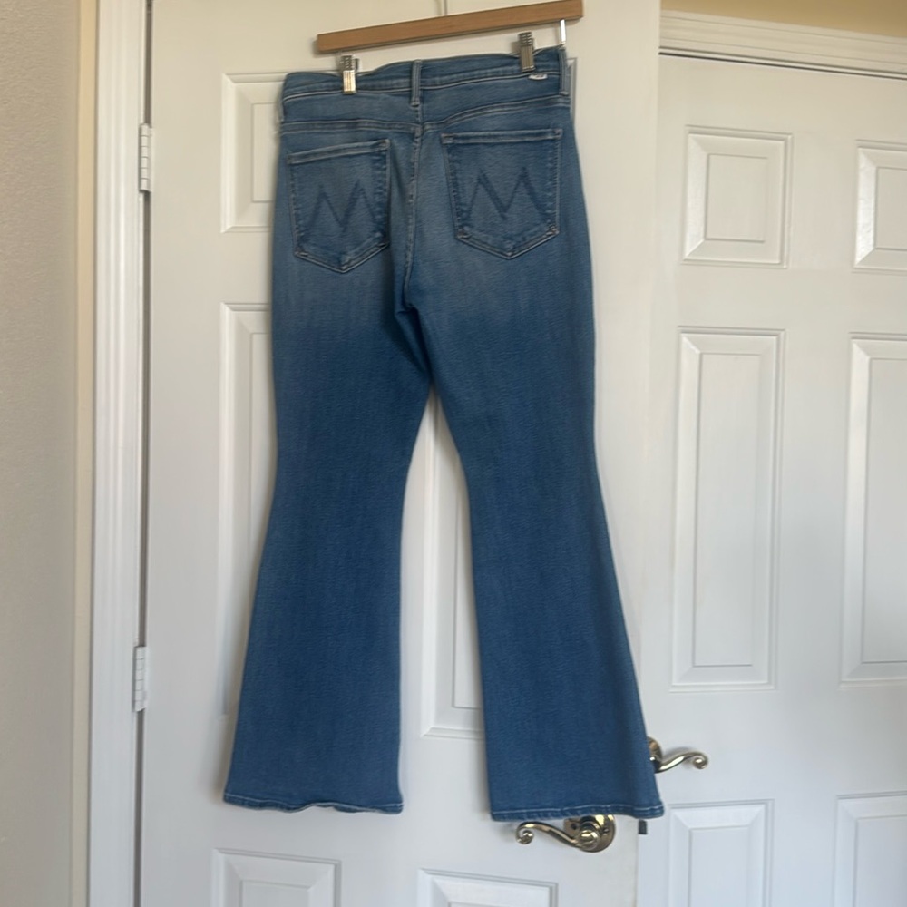 MOTHER The Roller High Waist Wide Leg Jeans Size 30